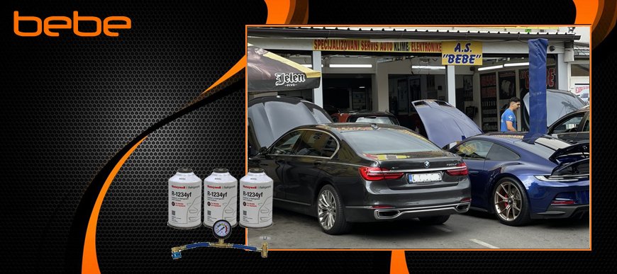 servis auto klima gas R1234yf